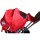 Велосипед 3-х колісний Mini Trike MiniTrike надувні з капюшоном (червоний) (LT960) + 4